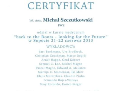 Michał Szczutkowski dyplom 34 - <span>lek. dent. Michał Szczutkowski</span><br/>