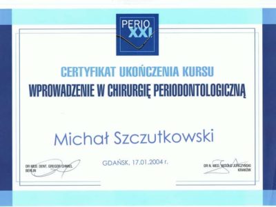 Michał Szczutkowski dyplom 8 - <span>lek. dent. Michał Szczutkowski</span><br/>