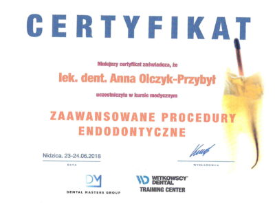 Anna Olczyk certyfikat 10 - <span>dr Anna Olczyk</span>